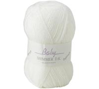 James C Brett Baby Shimmer DK Wool/Yarn - BS4 White