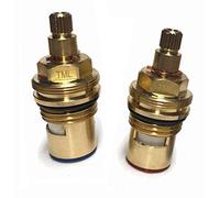 BS5412 CD XZ 20 B&Q Cooke Lewis Compatible Tap Cartridge Valve Pair (1/2" Basin Version with Threaded Collar) Toronto Chambley Melbourne Gatun