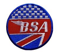 BSA British Classic BSA Motorcycles Sew on Iron on Embroidered Patch