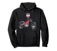 BSA Hornet Lightning Power Motorcycle Retro Pullover Hoodie
