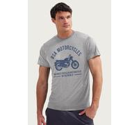 BSA Men's Motorcycles Most Popular In The World T-Shirt in Mid Grey | Size: Medium BSA Mid Grey M