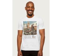 BSA Men's Shooting Star Motorcycle Jet Away 1967 Advert T-Shirt in White | Size: Medium BSA White M