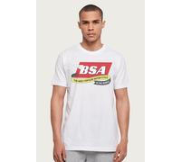 BSA Men's Wingtip Logo Most Popular Motor Cycle T-Shirt in White | Size: Medium BSA White M