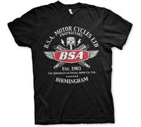 BSA Motor Cycles Sparks T-Shirt Black
