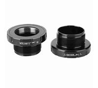 BSA30 30mm Road Bike Bottom Bracket, Threaded Bicycle Bottom Bracket with Aluminum Alloy Bearing Cups for SRAM FSA Rotor Cranks, Compatible with 68-73mm BB