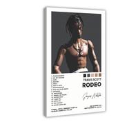 BSapp Travis Scott 'Rodeo' Album Cover Poster 3 Canvas Poster Wall Art Decor Print Picture Paintings for Living Room Bedroom Decoration08x12inch(20x30cm)