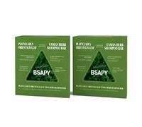 BSAPY Anti Hair Loss Shampoo Bar - DHT Blocker with Polygonum, Ginseng & Tea Tree, Strengthens Roots, Reduces Hair Fall, for Thinning Hair, Herbal Hair Growth Soap, 4.2oz*2