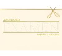 bsb 631099-2 Greeting Card for Passed Exam Envelope Beige