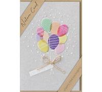 bsb - Balloon greeting card - Nature Card - Sustainable birthday cards - Greeting cards with envelope - Birthday card for men & women - Greeting card 11.5 x 17 cm