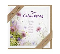 bsb - Birthday Card - Nature Card - Sustainable Birthday Cards - Birthday Cards with Envelope - Birthday Card Women & Men - Greeting Card 11.5 x 17 cm