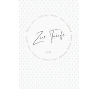 bsb Greeting Card for Christening "Zur Taufe" in Elegant Design