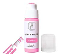 Bsbkoj 18 mm Tip Acrylic Mop Marker, Water-Based, Waterproof, 60 ml, 0.71 inches, Ink Capacity, Fade-Resistant, Suitable All Outside, Ideal for Murals and Canvas Art