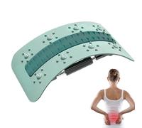 Bsbkoj Back Cracking Device - Lumbar Back Cracker with Magnet Massager | Fitness Workout Spine Deck Cracking Massager for Bedroom Travel Dorm Gym Apartment Living Room Home