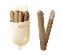 Bsbkoj Bag Clips for Food Storage - Bread and Snack Bag Seal | Funny Chip Clips - for Home, Office, Travel, School, Dorm, Apartment, Picnic as well as