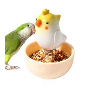 Bsbkoj Bird Cage Feeder - Cartoon Chew Resistant Bowl, Pet Toy | Budgie Feeding Bowl | for Conure, Macaw, Parakeet, Lovebirds, Small Animals, Bathing, Travel, Indoor & Outdoor, Cage,