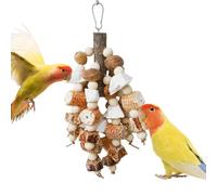 Bsbkoj Bird Foraging Toy - Multifunctional Accessories for Bird Cages | Crushing Toy for Sparrows and Other Birds | For Lovebirds Wedge Tail Parakeets Cockatiels Finches Macaws and