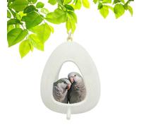 Bsbkoj Bird Nest, Egg Shape Hammock House Cave Bird House for Conure Cockatiel Canary Small Pets Resting Sleeping, Soft Hanging Cage Bed, for Home Pet Cage Comfort Shelter