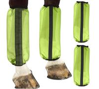 Bsbkoj Breathable Fly Leggings, Stomping Reduction Socks, Hook and Loop with Stay Up Feature, Professional Grade Horse Fly Boots, Durable Mesh Guard with No Rub, Farm Accessory for Pony and Mare