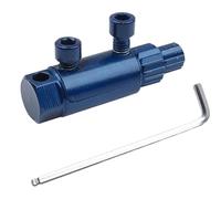 Bsbkoj Broken Faucet Extractor, Multifunctional Sink Valve Removal Tool, Heavy Duty Stripped Screw Extractor Set for Rusted or Stuck Faucets, 1/2 Inch, 3/4 Inch, 1-Inch