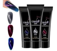 Bsbkoj builder nail gel - 3 Colors Glitter Strengthening Art Design | Enhancement Gel For Nails | Manicure Polish Art Design For Women Girls Salon