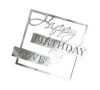 Bsbkoj Cake Topper, Birthday, My Love, Cake Topper | Novelty Unique Insert - Unique Novelty Acrylic Insert, My Love Party Decoration for Women
