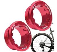 Bsbkoj Cassette Lock Ring for Cycling, Aluminium Alloy Lockring, Flywheel Lock Ring Cover, 12 Speed Freewheel Lockring, Anti-Slip Lockring, Cycling Flywheel Lockring, Cassette Lock Ring, 12 Speed