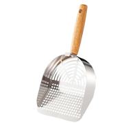 Bsbkoj Cat Litter Scoop, Compact Stainless Steel Poop Scooper Long Handle, 16.3x14.3x6 inches Adroable Vermin Bed Tent, Heavy Duty Pet Waste Sifter Tool for Indoor Hygiene