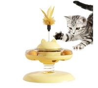 Bsbkoj Cat Treat Dispenser Toy | Non Slip Base Ball Track Slow Feeder | Non Slip Base Interactive Cat Enrichment Feeder,for Large Medium Small Sized Exercise Boredom Relief Healthy Diet Pets Home