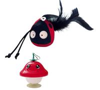 Bsbkoj Catnip Cat Toys | Interactive Plush Toy with Sound for Feline Awakening, Meowing Accessory Activated by to Combat Cat Boredom by Play