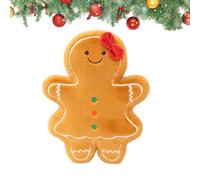 Bsbkoj Christmas Pillows, Soft Stuffed Tree and Gingerbread Cushions for Holiday Home Décor, Festive Bedside and Sofa Pillow for Bedroom Office or Study, Cute Plush Accent Winter Season Guest Room