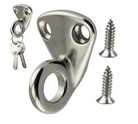 Bsbkoj Coat Hooks for Ships, Coat Hook with Spring Made of 316 Stainless Steel, Safety Hook, Marine Hanger Suitable for Tugs, Marine Grade Fending Hook Hardware Accessories