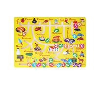 Bsbkoj Color and Number Maze,Wooden Educational Activity | Color Number Matching Table Maze | for Boys Girls Children Over 3 Years Old Classroom Living Room Kindergarten Travel