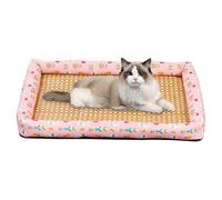 Bsbkoj Cooling Mat for Dogs, Breathable Puppy Self-Cooling Cushion, Scratch-Resistant Washable Pet Furniture, Comfortable Resting Pad for Indoor, Outdoor, Sleeping, Playing at Home