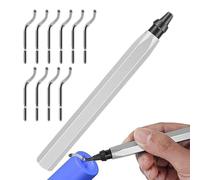 Bsbkoj Deburring Tool, Ergonomic Handle Deburrer, 3D Printing Post-Processing with 10 High-Performance Cutters - For Metal, Aluminium, , Brass, PVC, Copper