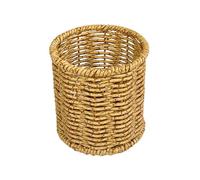 Bsbkoj Desk Organizer | Basket Weave Pencil Cup - Small Pen Storage for Desk | for Home, Dressing Table, Office, School, Classroom, Studio, Study