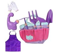 Bsbkoj Elegant Children's Gardening Supply, Universal 9-Piece Sand & Soil Set, Feature with Precision Ergonomic Grips, Professional Portable Hardware Security Guard, Backyard Accessory with Sleek