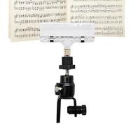 Bsbkoj Guitar Sheet Flexible Music Note Clamp, Multifunctional Sheet Holder Clip Performance, Secure Paper Clamps, Guitar Accessories for Musicians, Size: About 5.91 x 3.15 x 1.57 inches, Multicolored