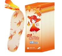 Bsbkoj Heatable Insoles, 8 Hours Durable, Self-Heating, Thermal, 10 Pairs, Toe Warmer Insoles, Heatable Pads, for Home, Office, Indoor, Outdoor, Camping, Hiking, Fishing, Sports