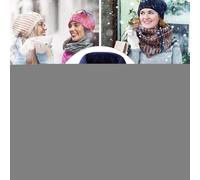 Bsbkoj Heated Scarf for Women,Electric Neck Warm Warp | 3 Temperature Settings Rechargeable Heated Scarf - for Men Cold Weather Winter Christmas Skiing Running Travel Outdoor