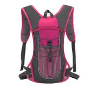 Bsbkoj Hiking , Running Water Backpack, 46 x 30 x 8 cm/18.11 x 11.81 x 3.15 Inches Breathable Cycling Pouch for Skiing, Camping, Outdoor Recreation, Unnecessary Weight or Bulk, hot pink, see