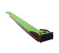Bsbkoj Indoor Putting Green | Made of Solid Wood Non-Slip Golf Training Aid, Foldable Putting Mat - For Men, Women, Adults, Outdoor, Garden, Yard and Home