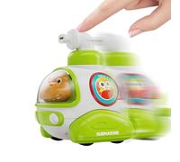 Bsbkoj Inertia Animal Car for Kids - Cartoon Press and Go Toy with Whistle for Toddler Fun, Preschool Learning Motion Play, Motor Vehicle for Outdoor Events Festivals Christmas Family Gatherings