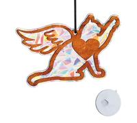 Bsbkoj Mourning Sun Catcher for Pets, Rainbow Maker, Decorative Artwork, Hanging Wall Decoration, for Bedroom, Balcony, Patio, Garden
