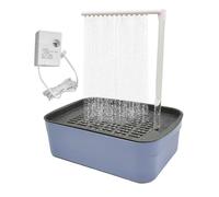 Bsbkoj Parrot Automatic Bathtub, Indoor Fountain Bath, 12.4x8.4 Inches Running Pool with Quiet Build, Durable Tub, Bathing Toy with Faucet Style, Bird Shower for Friends & Families