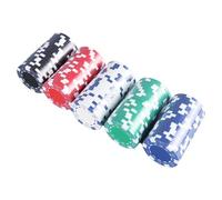 Bsbkoj Poker Chips Set, Grade Poker Kit with Aluminium Case, 7.87 x 2.76 x 2.36 Inches/8.07 x 8.07 x 2.76 in Professional Card Game Chips for Texas Hold'em, Blackjack, Club Tournaments