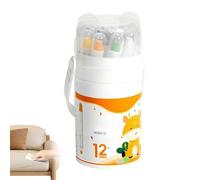 Bsbkoj Premium Twist Crayons, Washable Quick-Drying Colors, 5.12-Inch Coloring Pencils with Rotating Build, High-Pigment Wax, Professional Art Supply with Vibrant Style, Gift for Kindergarten & Teens