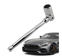 Bsbkoj Scaffold Tools, Socket Ratcheting Podger Spanner, 10.24 x 0.98 x 0.98 Inches, Ergonomic Non-Slip Handle, Compact Portable Design, Adjustable Spud Wrench for Ironworkers, Vehicle Drive