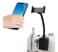 Bsbkoj Sewing Machine, Phone Holder & 360-Degree Rotating Flexible Stand, Semi-Automatic Magnetic Mount, Adjustable Telescopic Tether for Smartphones, Hands-Free Viewing, Crafting, Video Tutorials