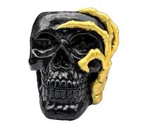Bsbkoj Skull Planter Indoor Plants, Skull Vase Halloween Decorations, Versatile Decor Pot for Succulents, Flowers, Outdoor Use, Modern Gothic Plant Holder Enhancing Holiday Ambiance and Home