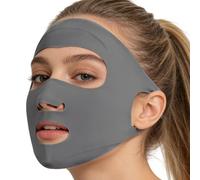 Bsbkoj Sun-Protection Face Cover, Elastic Ear-Loop, 2-Pack Covering with UV-Block Feature, Breathable Fabric Face Guard, Lightweight Comfortable Style, Versatile Gear for Cycling and Lawn Mowing